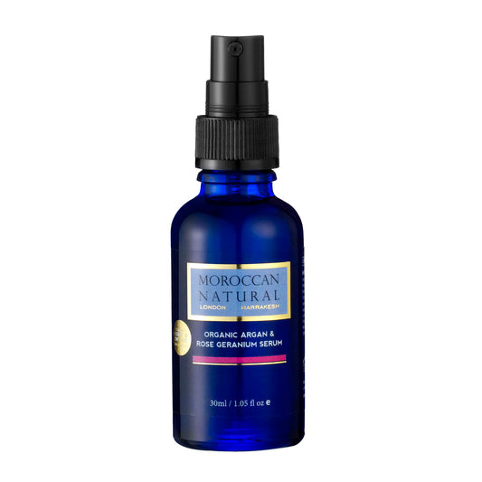 Organic Argan Rose Geranium Serum